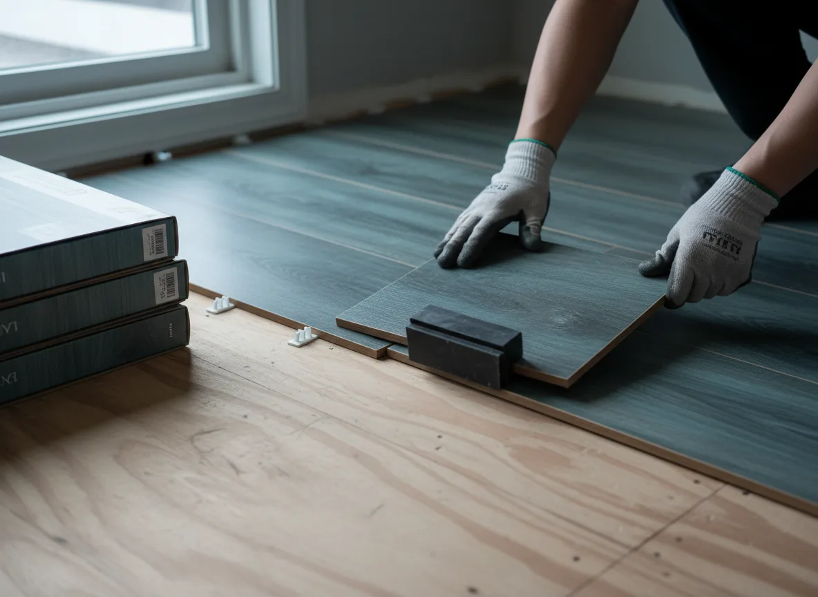 Luxury Vinyl Plank Installation company in New Douglas, IL